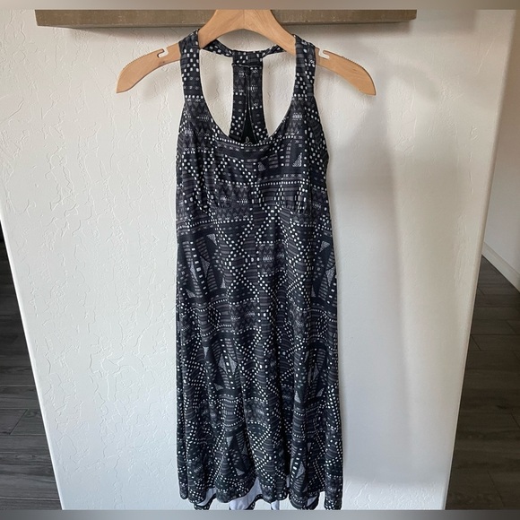 Prana geometric black tank dress, size small! Athleisure, Comfort & Lounge••• - Picture 11 of 16